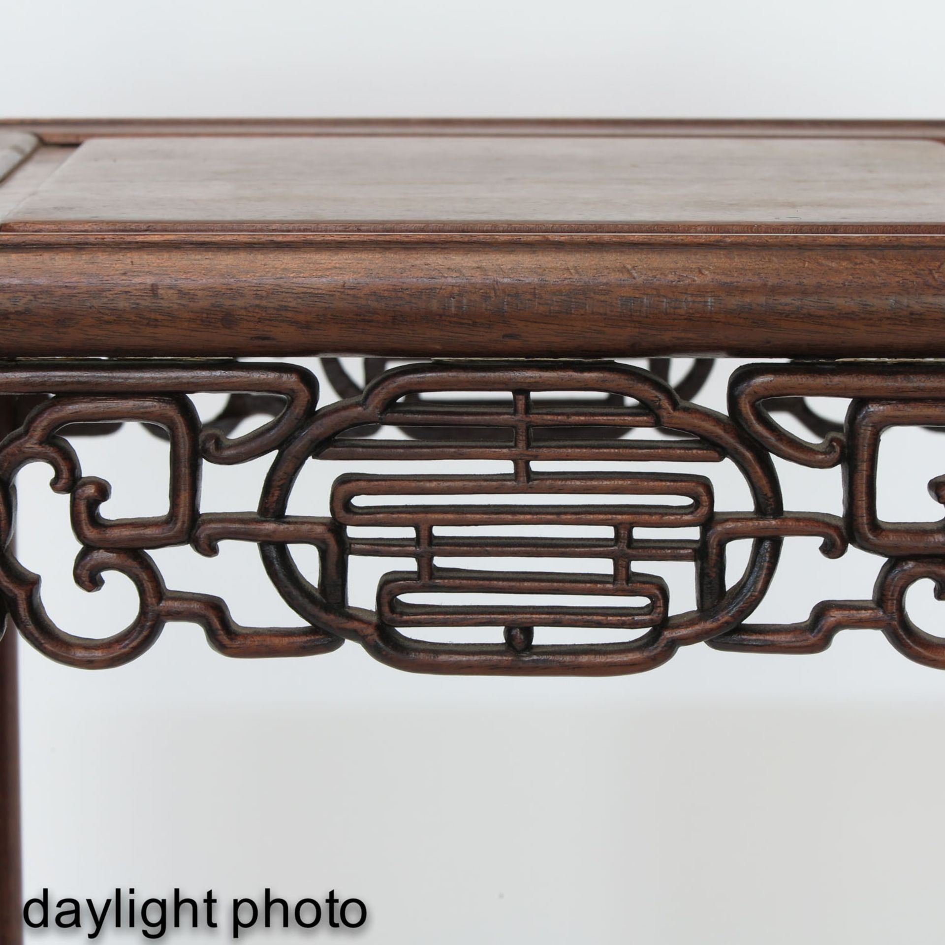 A Carved Wood Side Table - Image 7 of 8