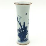 A Blue and White Vase