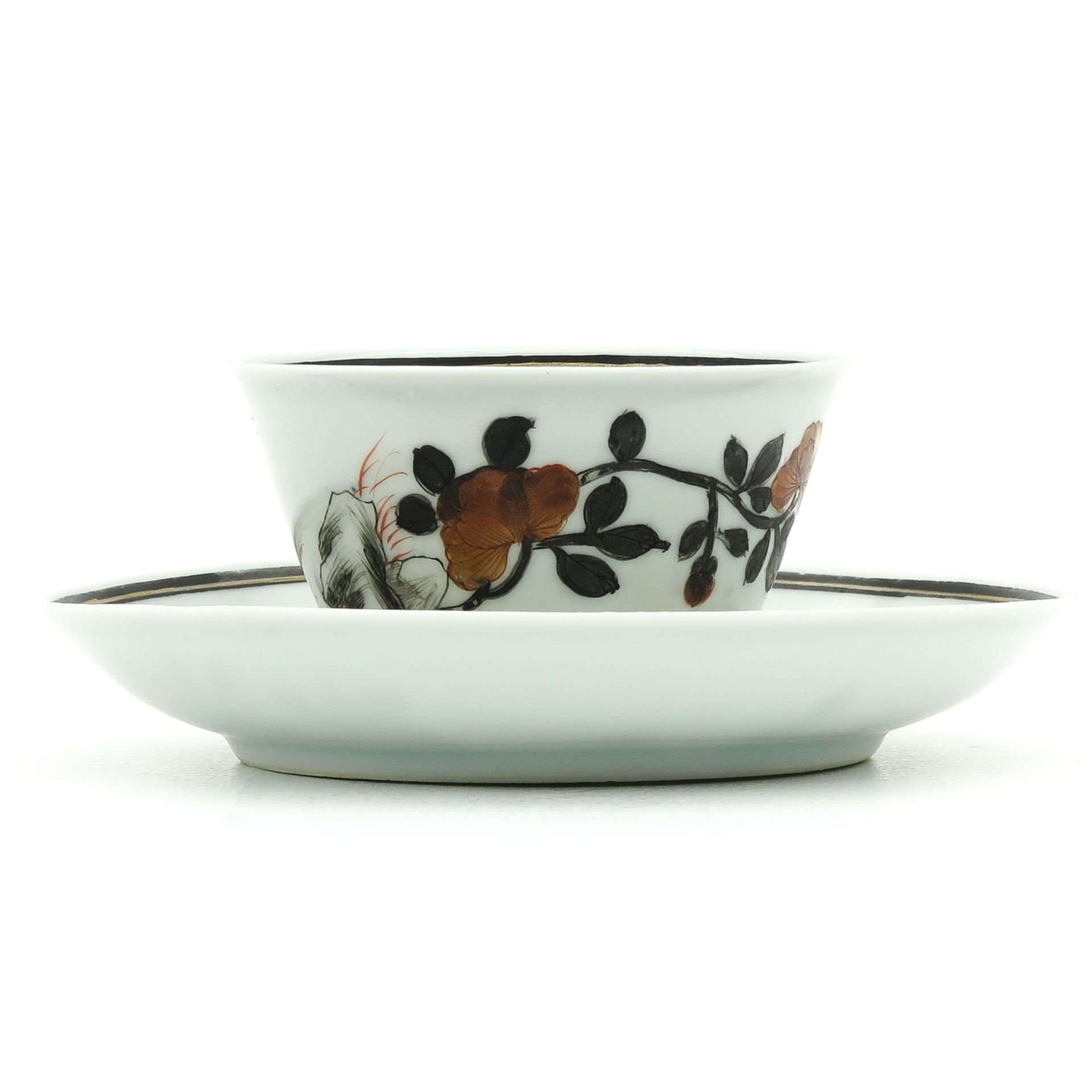 An Encre de Chene Cup and Saucer - Image 2 of 10