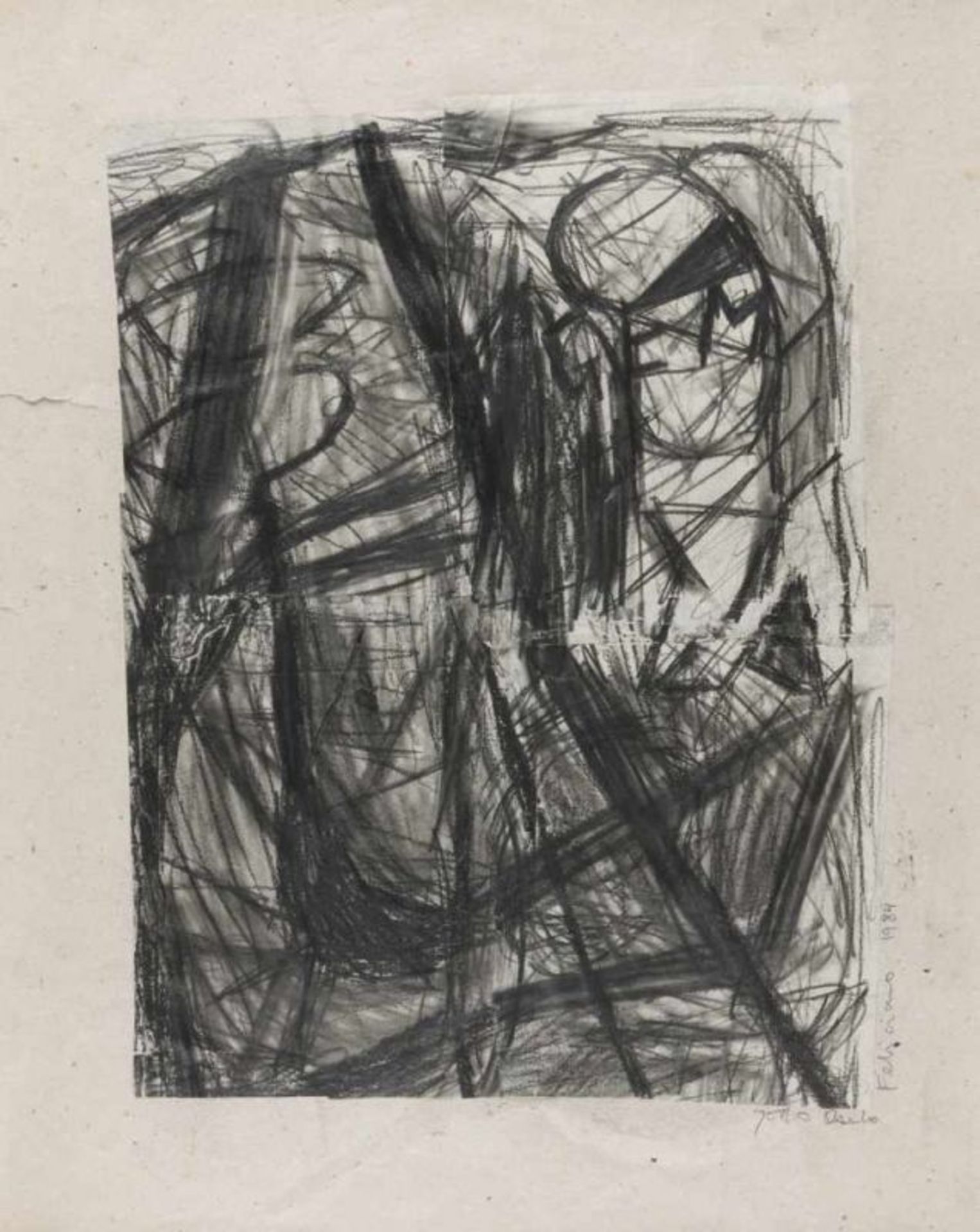 João Paulo Feliciano (b. 1963)UntitledGraphite on paperSigned and dated 198448x37,5 cm 15.00 %