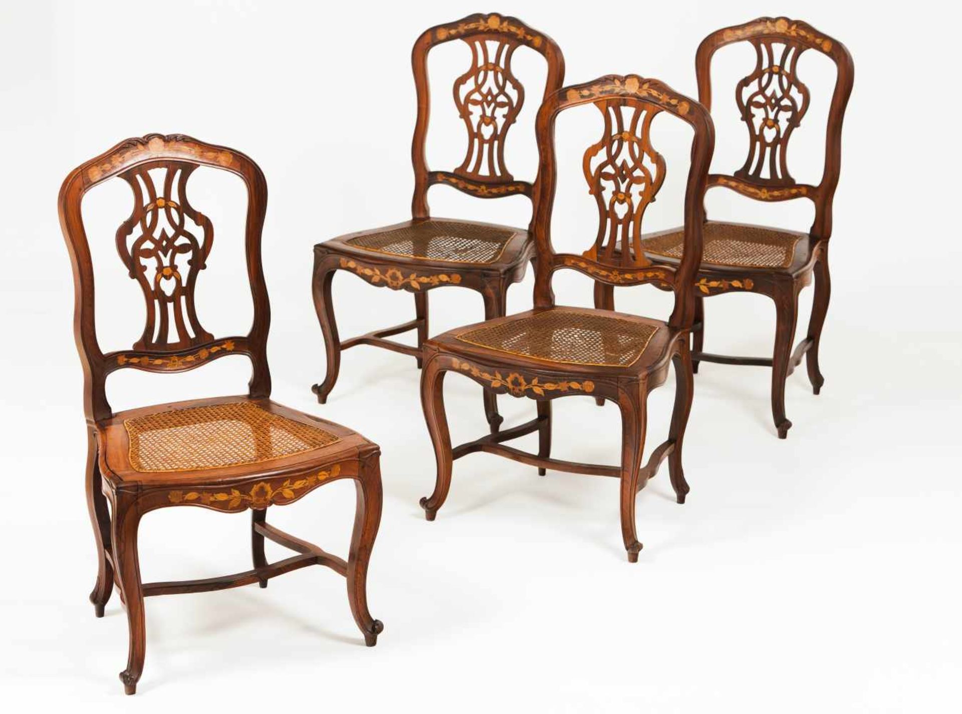 A set of four D.José/D.Maria chairs<
