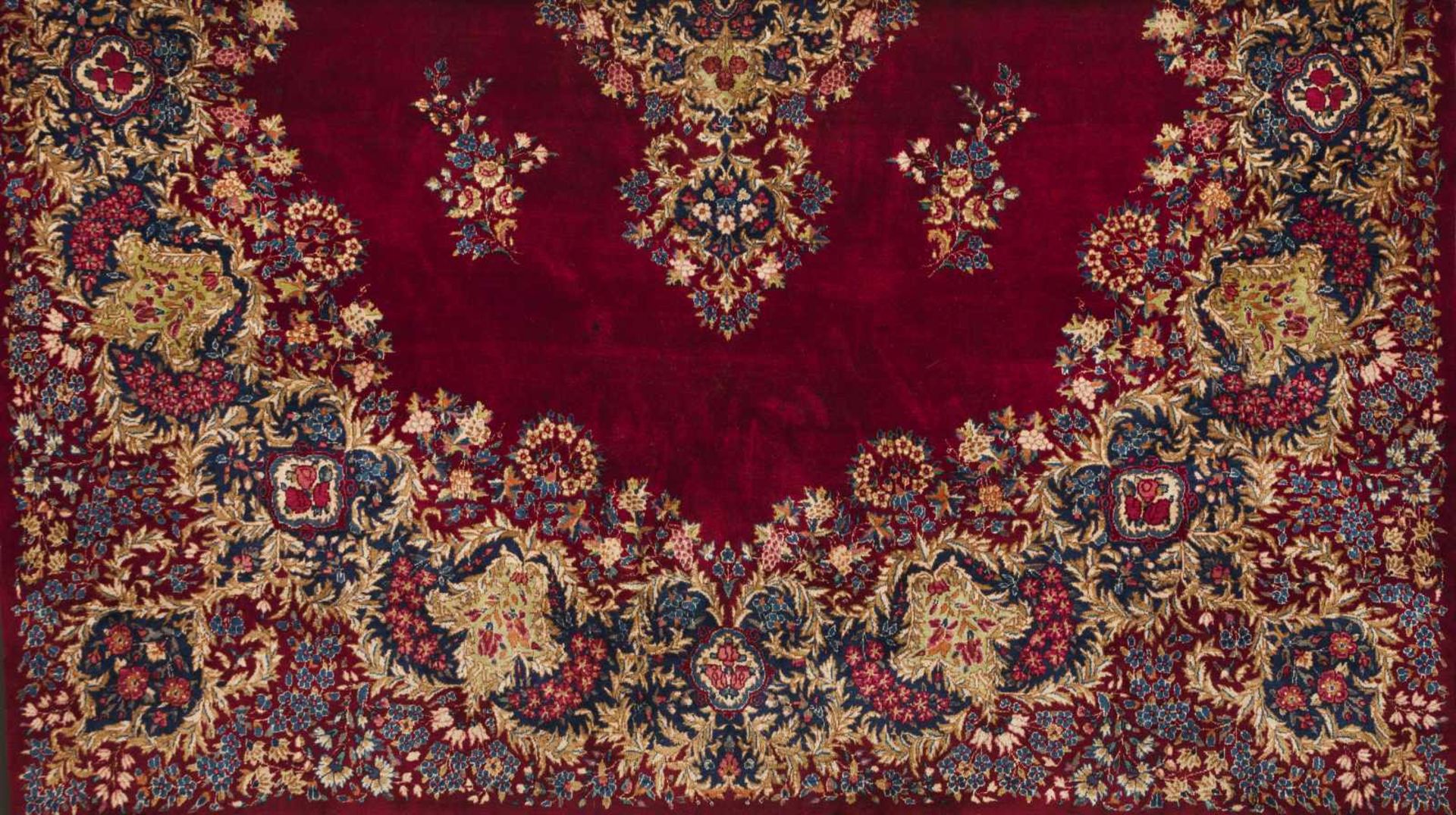 A Tabriz rug