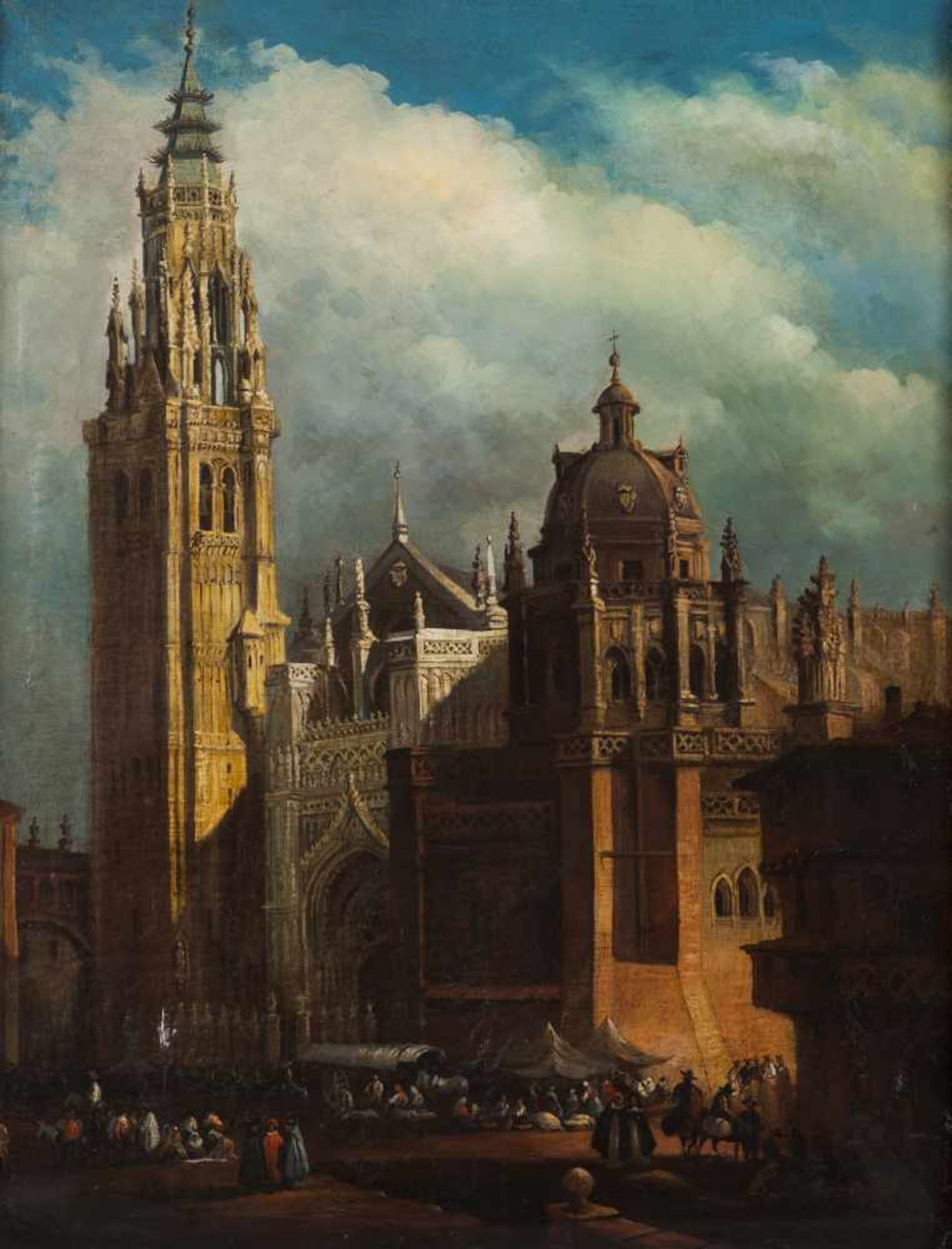 Spanish School, 18th centuryToledo CathedralOil on canvas 83x62 cm