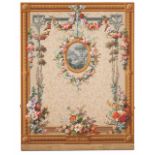 ZUBER wallpaperA four panel set, of which three mounted on MDF (sides and one central panel)