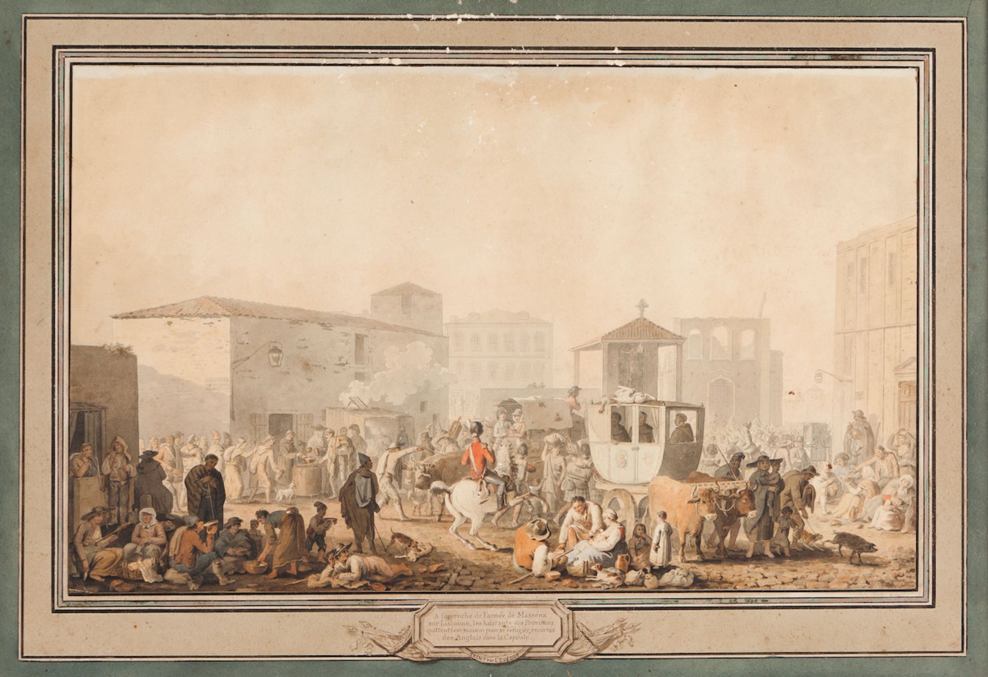 Henry l’Évêque (1769 - 1832)"A l'approche de l'armée de Masséna sur Lisbonne, les habitants des