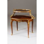 A Paul Sormani tea table (1817-1877)Rosewood and violet-wood veneered timber of marquetry