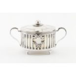 Ambroise-Nicolas Cousinet (1710-1788)A sugar bowlFrench silver, Louis XVIOval shaped body of pierced