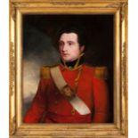 English school, 19th centuryPortrait of an OfficerOil on canvas76x64 cm