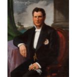 Francisco José de Resende (1825-1893)A portrait of Mr. António José GomesOil on canvasSigned and