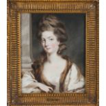 Daniel Gardner (1750-1805)A portrait of Lady Mary, Countess of Portmorepastel on