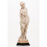 Jacques Léonard Maillet (1823-1894)A female nudeTerracotta sculptureDarkened wooden