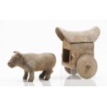 Model of a cart and ox