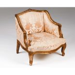 A miniature Louis XV style fauteuil