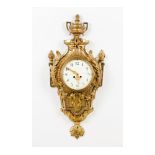 A Louis XVI style wall clock