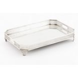 A galleried tray