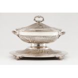 A tureen and presentoir