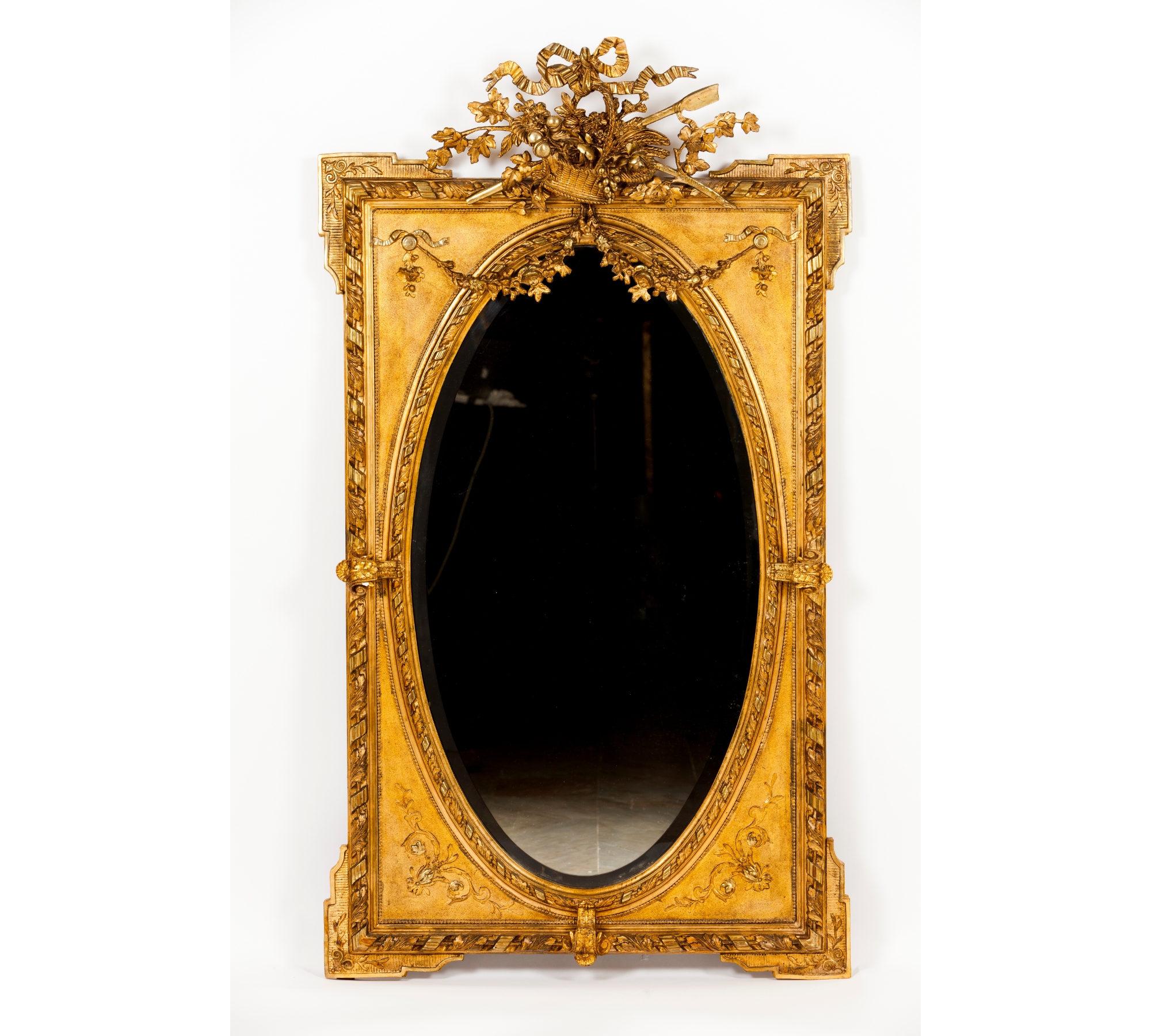 A Louis XVI style mirror