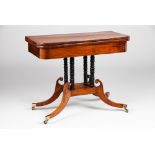 A Regency card table