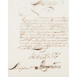 Letter from the 1st Marquess of Tancos