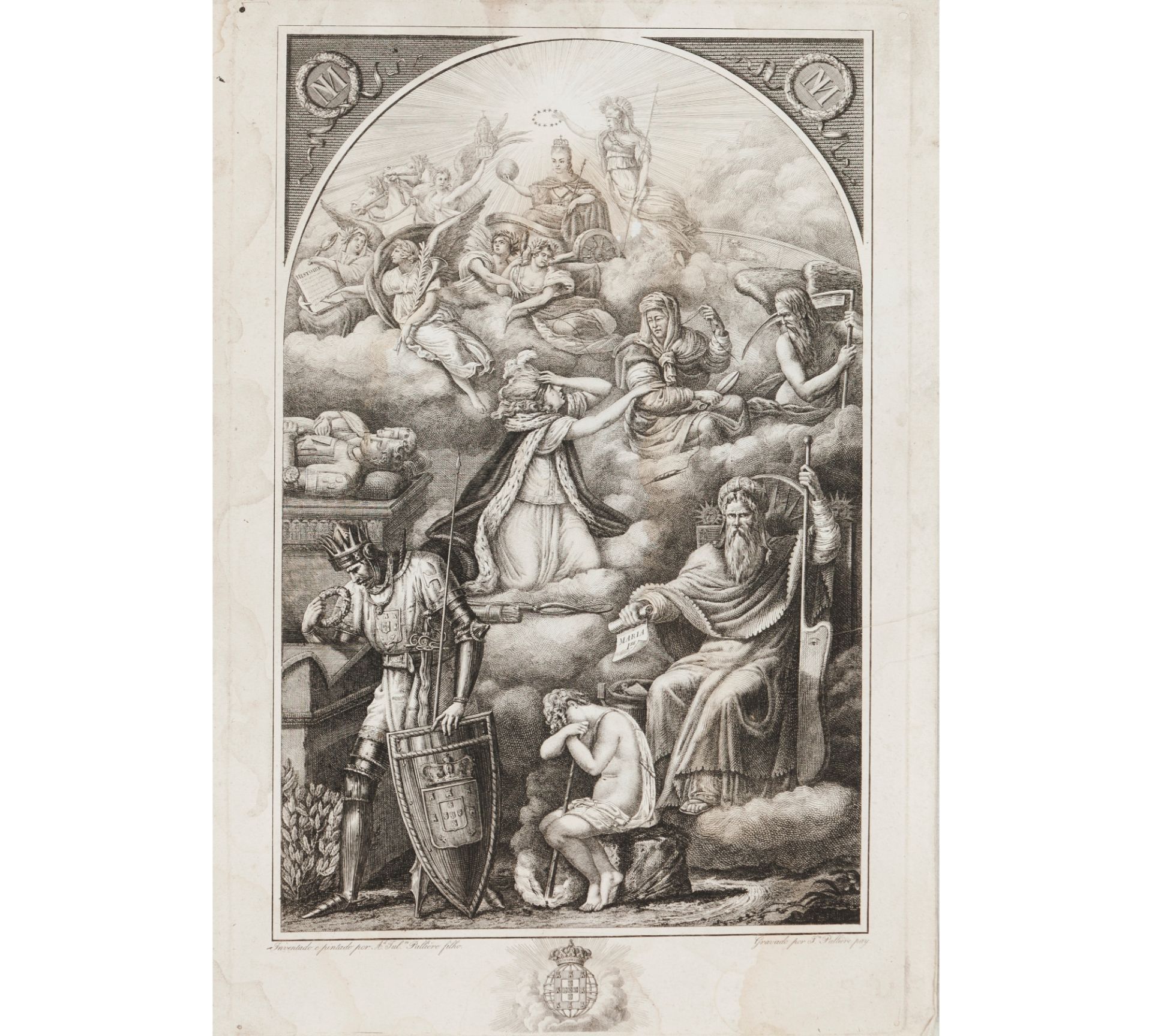 An allegory to Queen Maria I