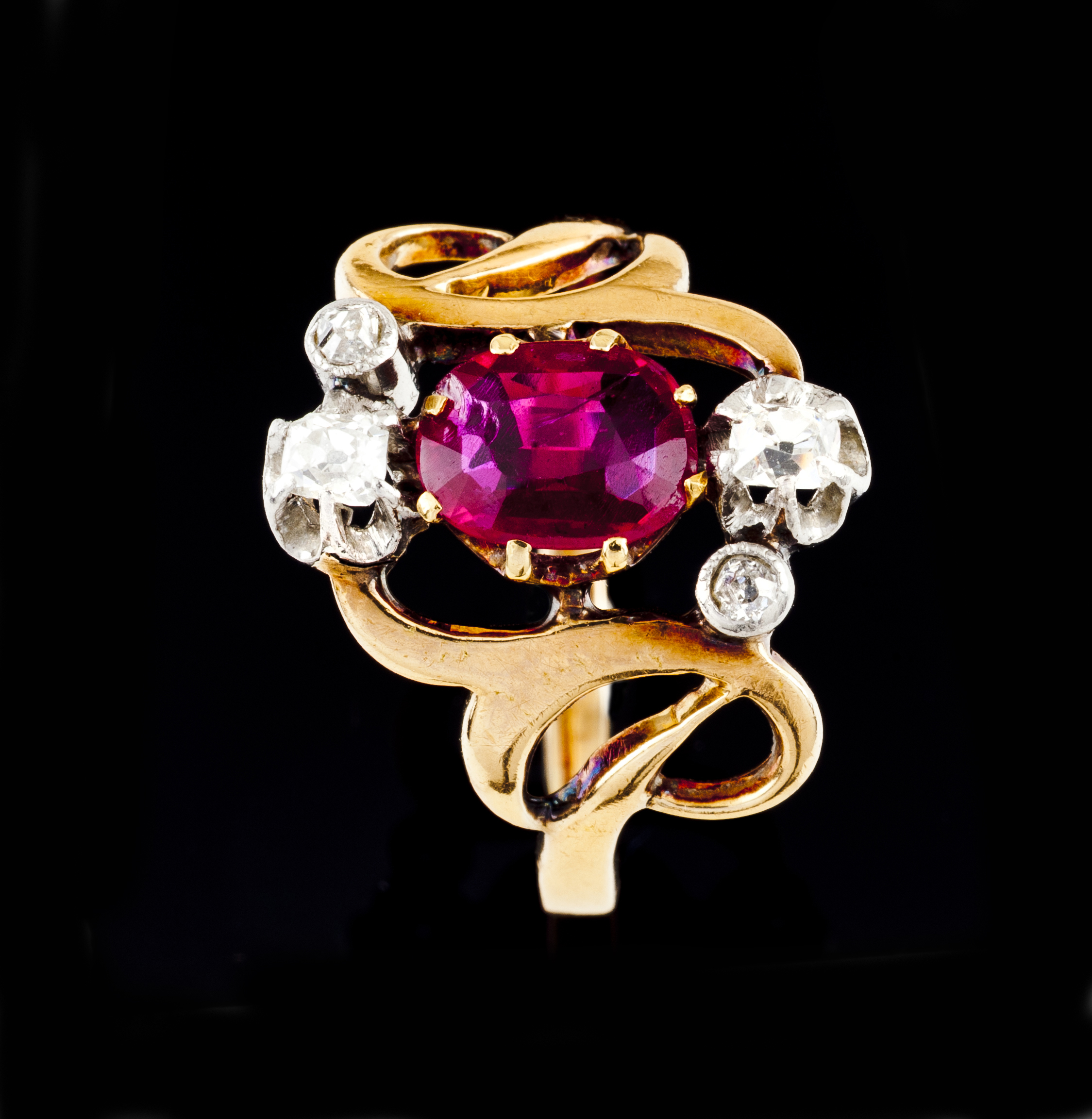 An Art Nouveau ring