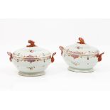 A pair of tureens with covers