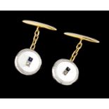 A pair of cufflinks