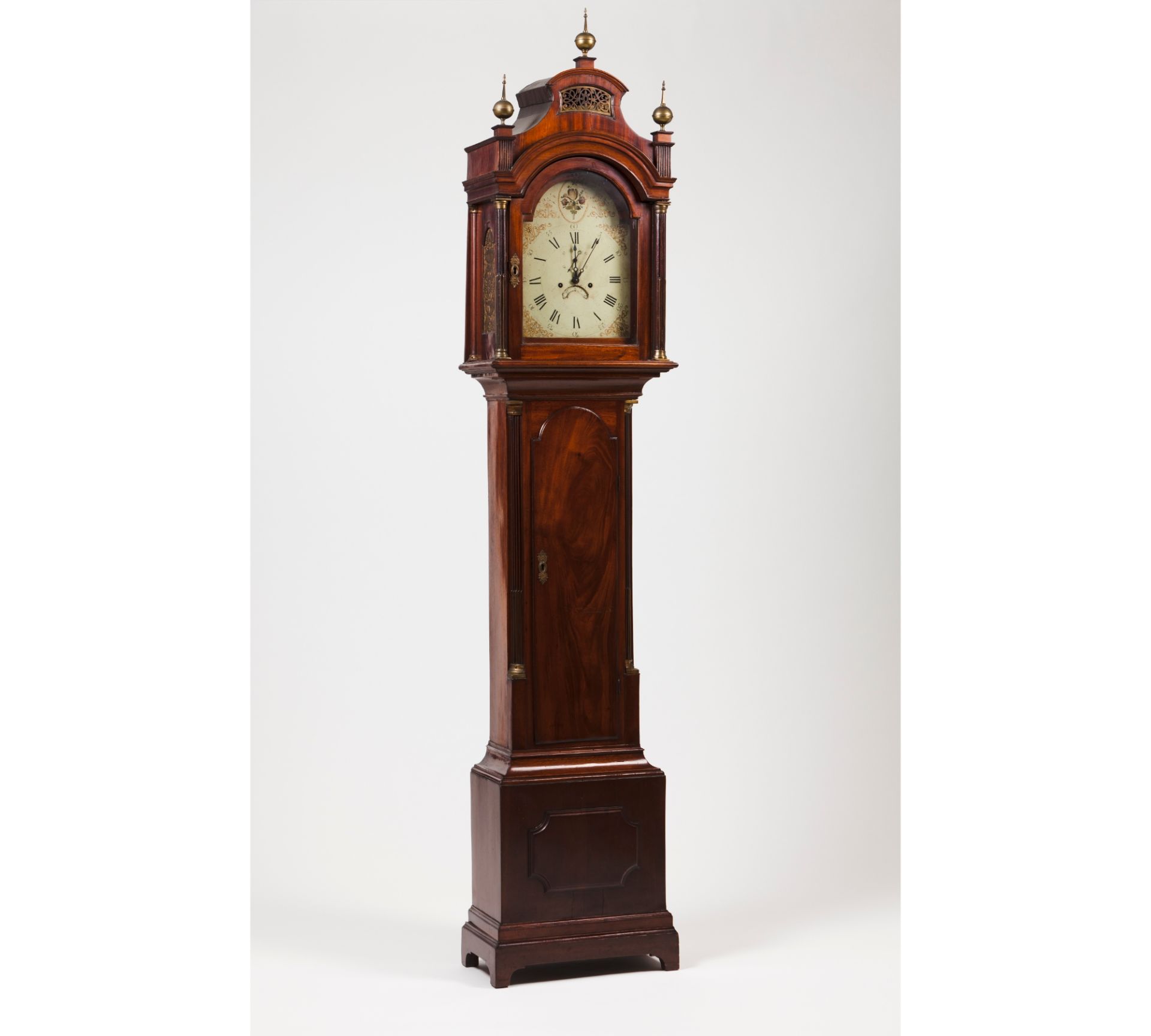 A long case clock