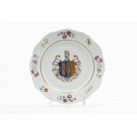 An armorial plate