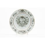 An armorial plate