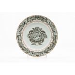 An armorial plate