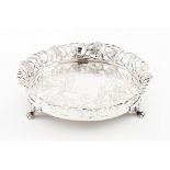 A galleried salver