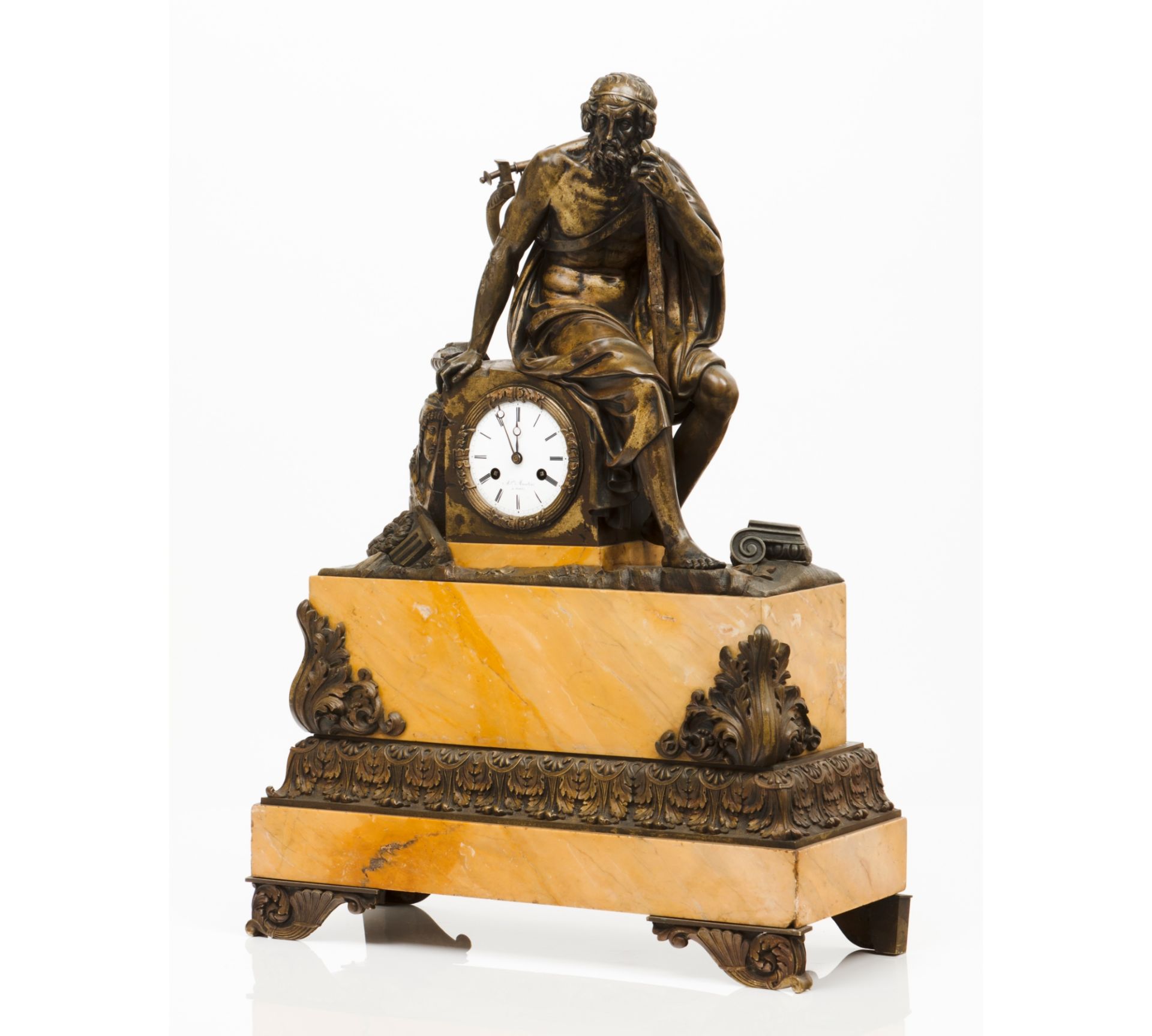 A Restoration table clock