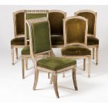 A set of six chairs