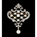 A Romantic period brooch