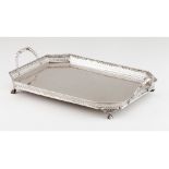 A galleried tray