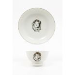 Na armorial cup and saucer