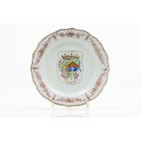 An armorial plate