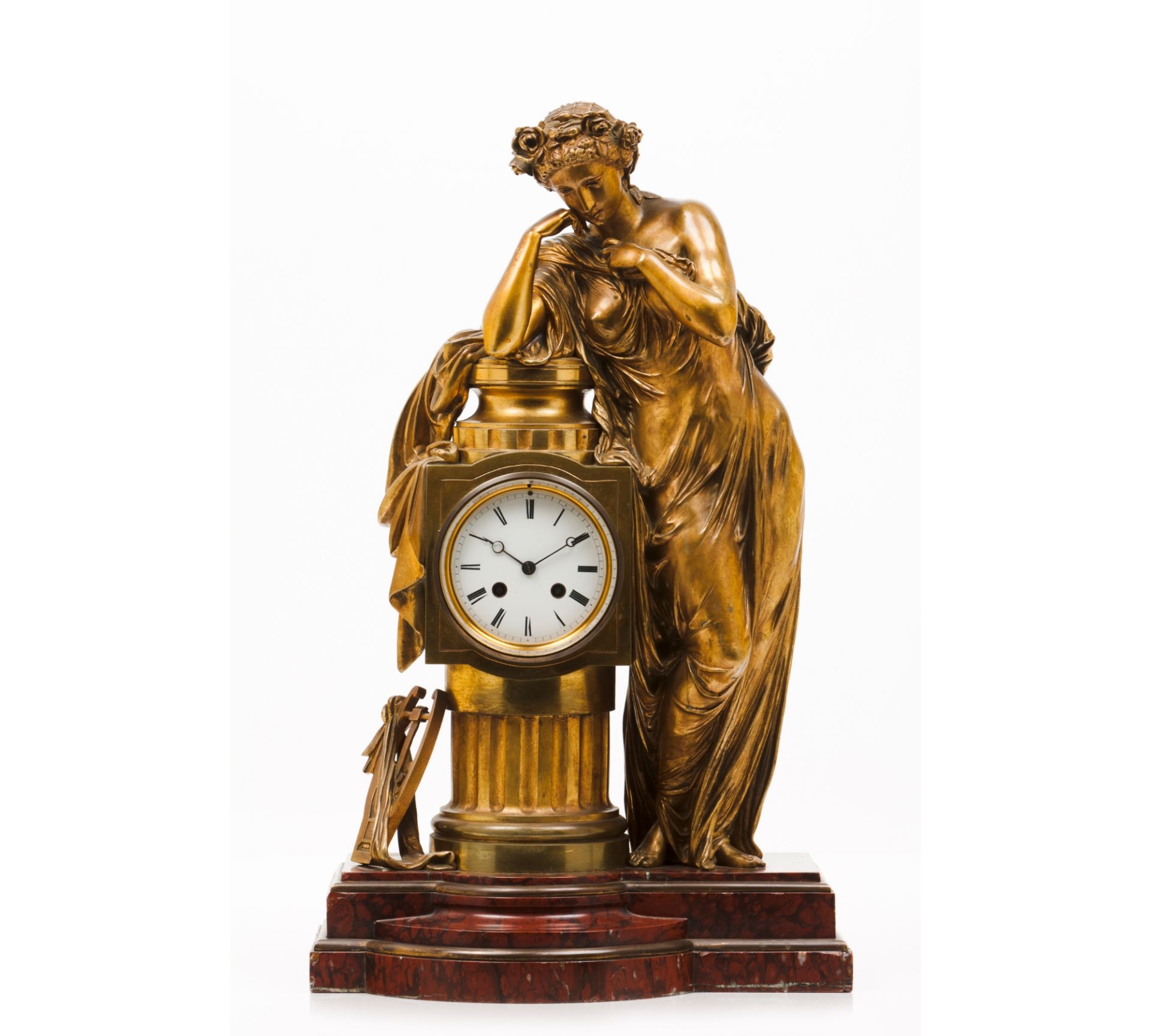 An Empire table clock