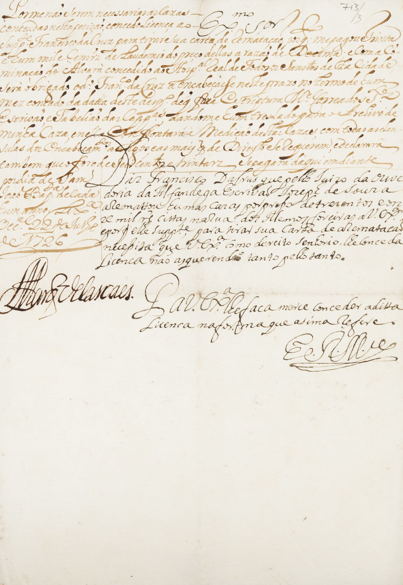 A letter from the 3rd Marquess of Cascais