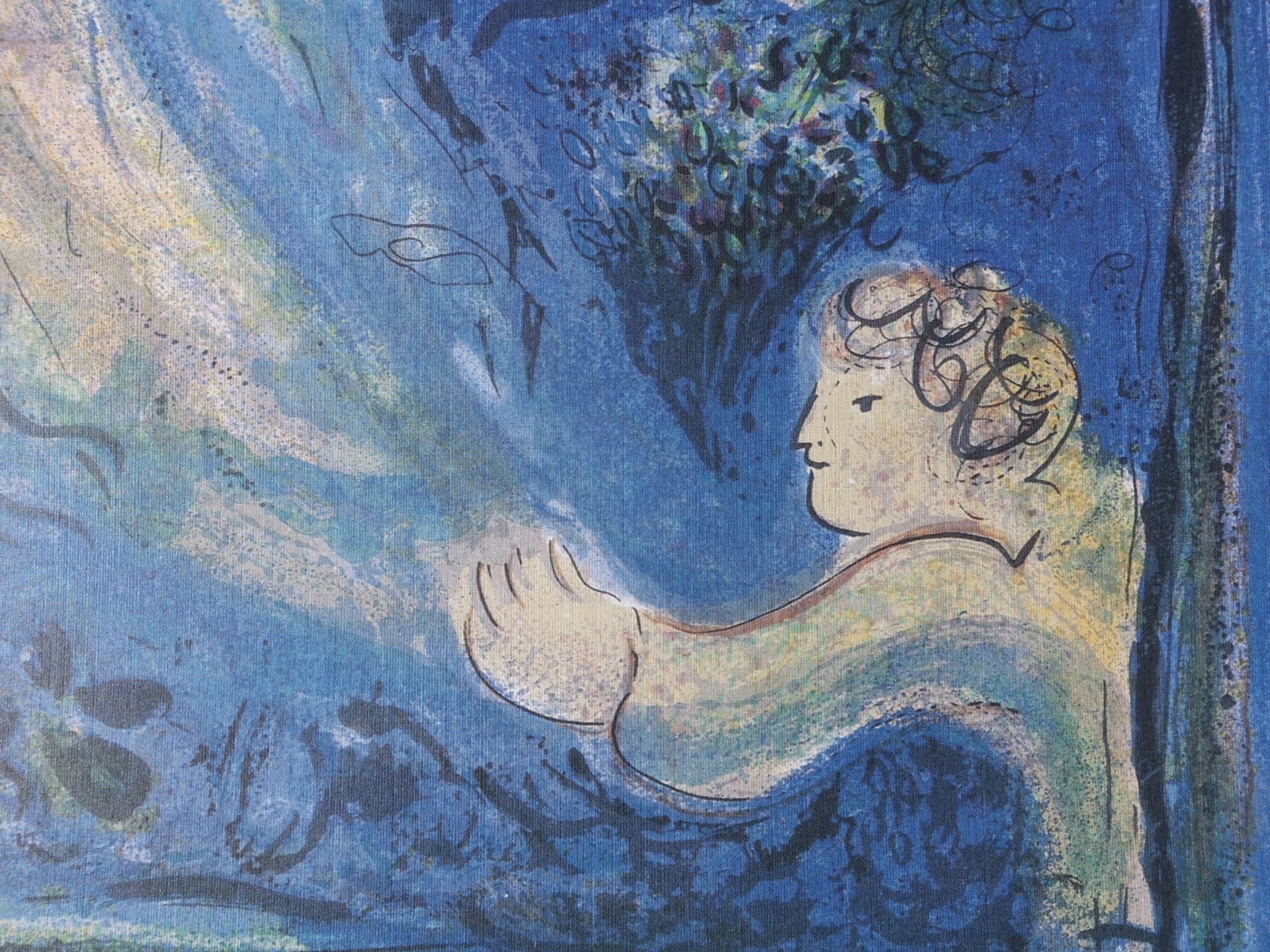 Marc CHAGALL (1887-1985) (d'après) Les Mariés Impression lithographique d'après [...] - Bild 8 aus 9