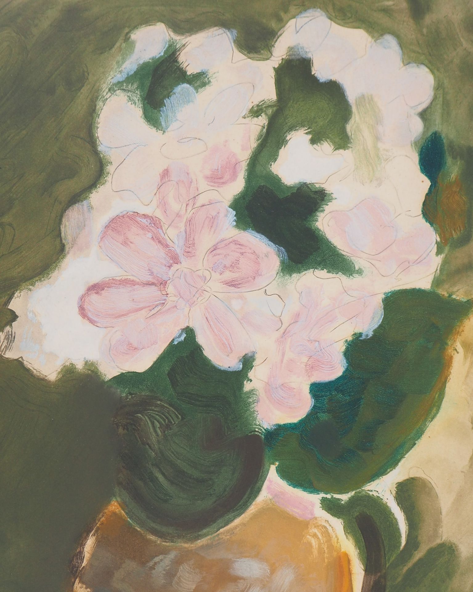 Georges Braque (1882-1963) Le bouquet rose (vers 1955) Gravure à l'aquatinte en [...] - Bild 4 aus 6