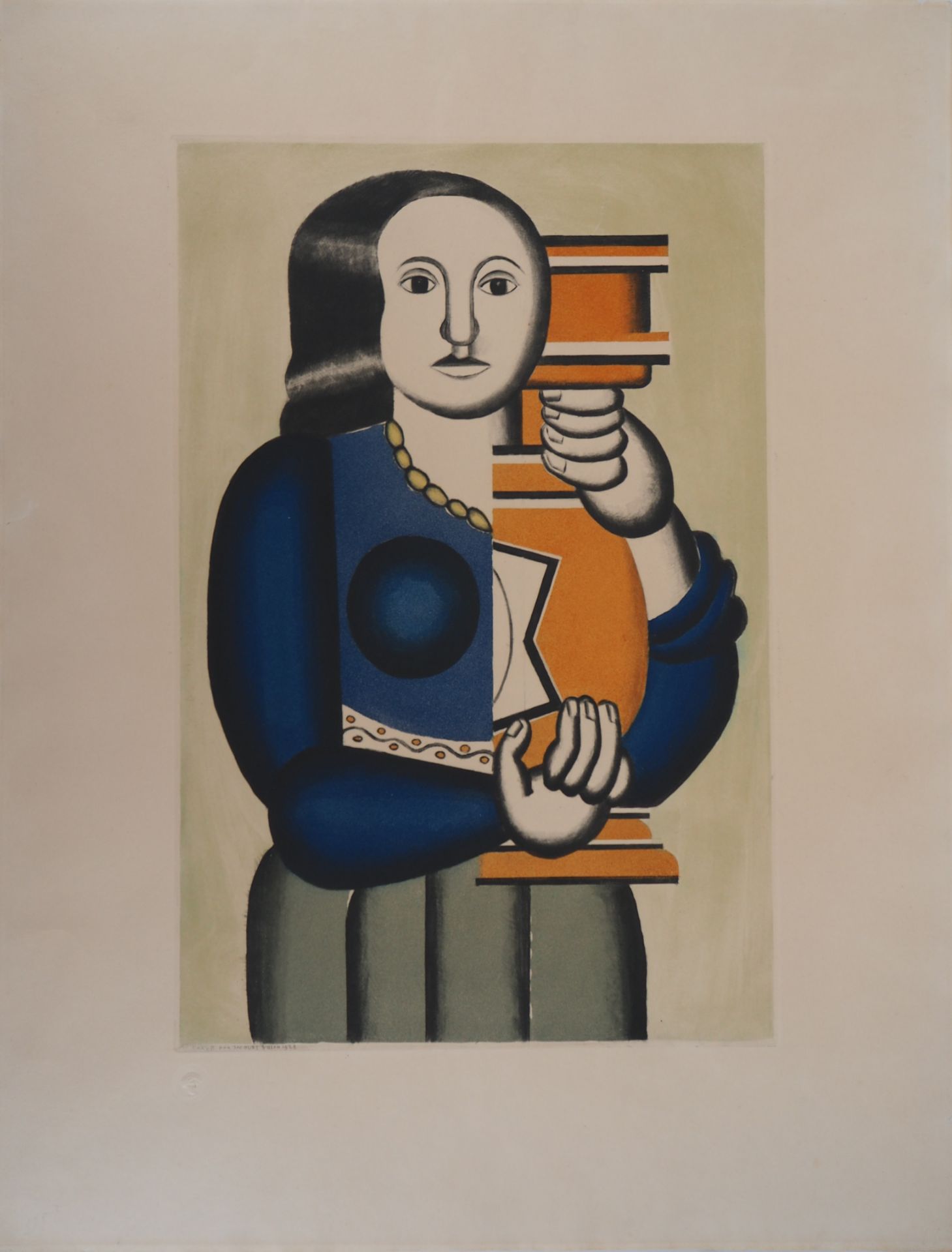 Fernand LÉGER (d'après) Femme à la cruche, vers 1950 Gravure à [...]