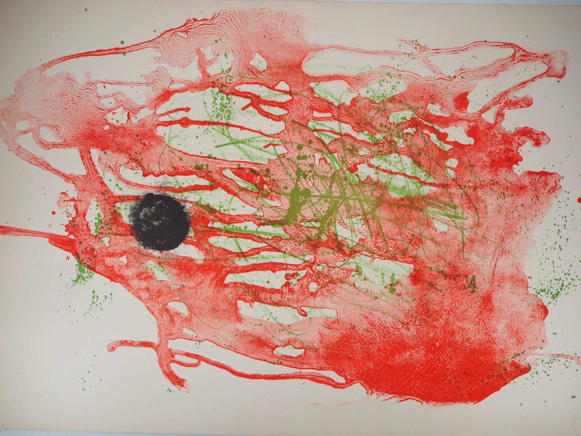 Joan Miro (1893-1983) Série I : Lavis Rouge, 1961 Lithographie originale Signée au [...] - Bild 6 aus 8