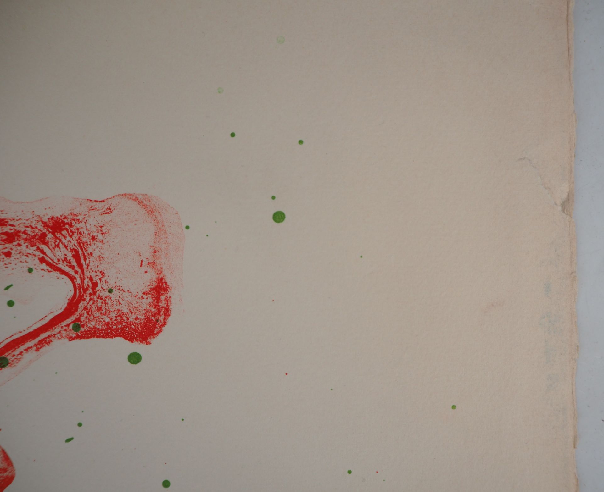 Joan Miro (1893-1983) Série I : Lavis Rouge, 1961 Lithographie originale Signée au [...] - Bild 8 aus 8