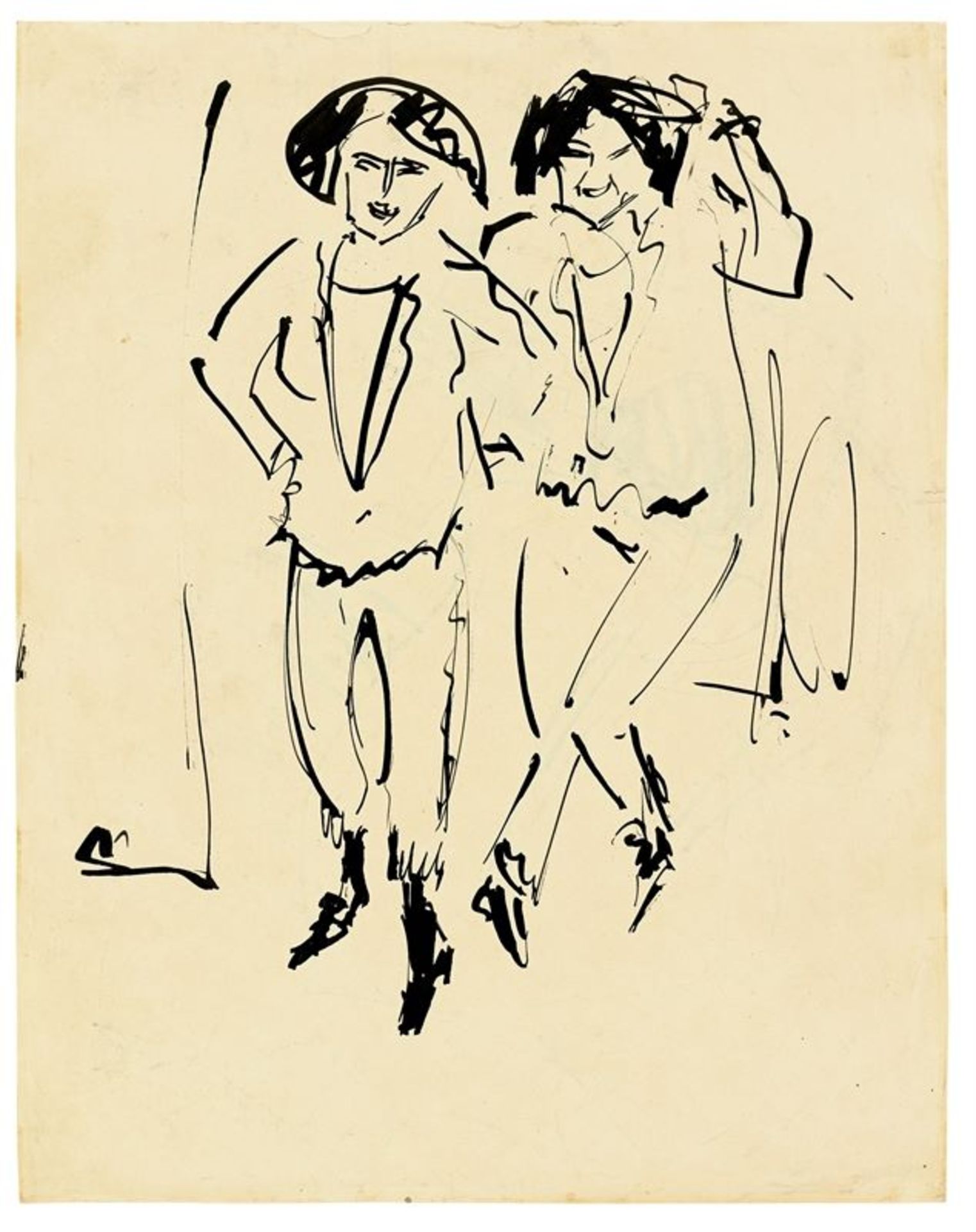 Ernst Ludwig Kirchner (Aschaffenburg 1880 – 1938 Davos) - Bild 2 aus 2