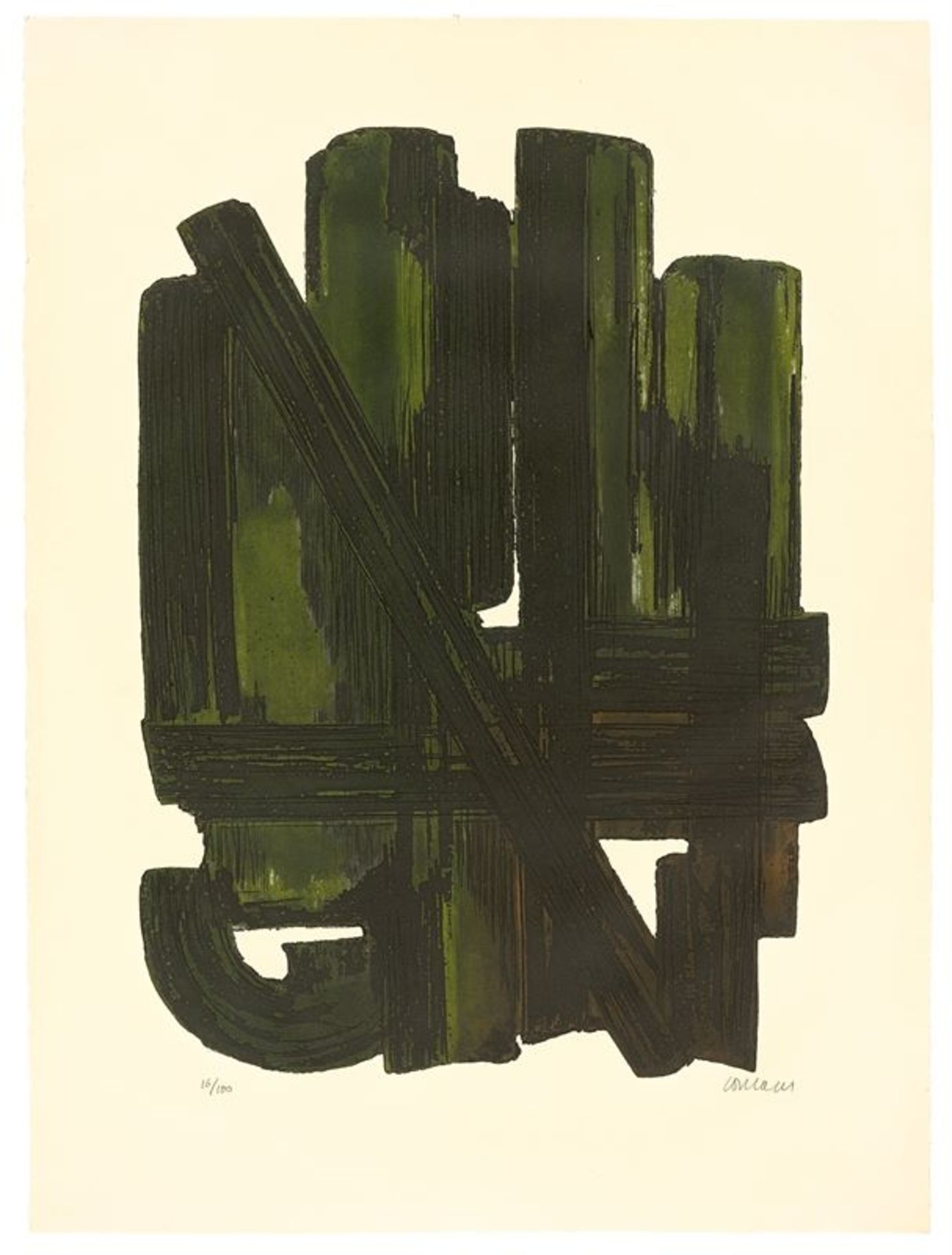 Pierre Soulages (Rodez 1919 – lebt in Paris)