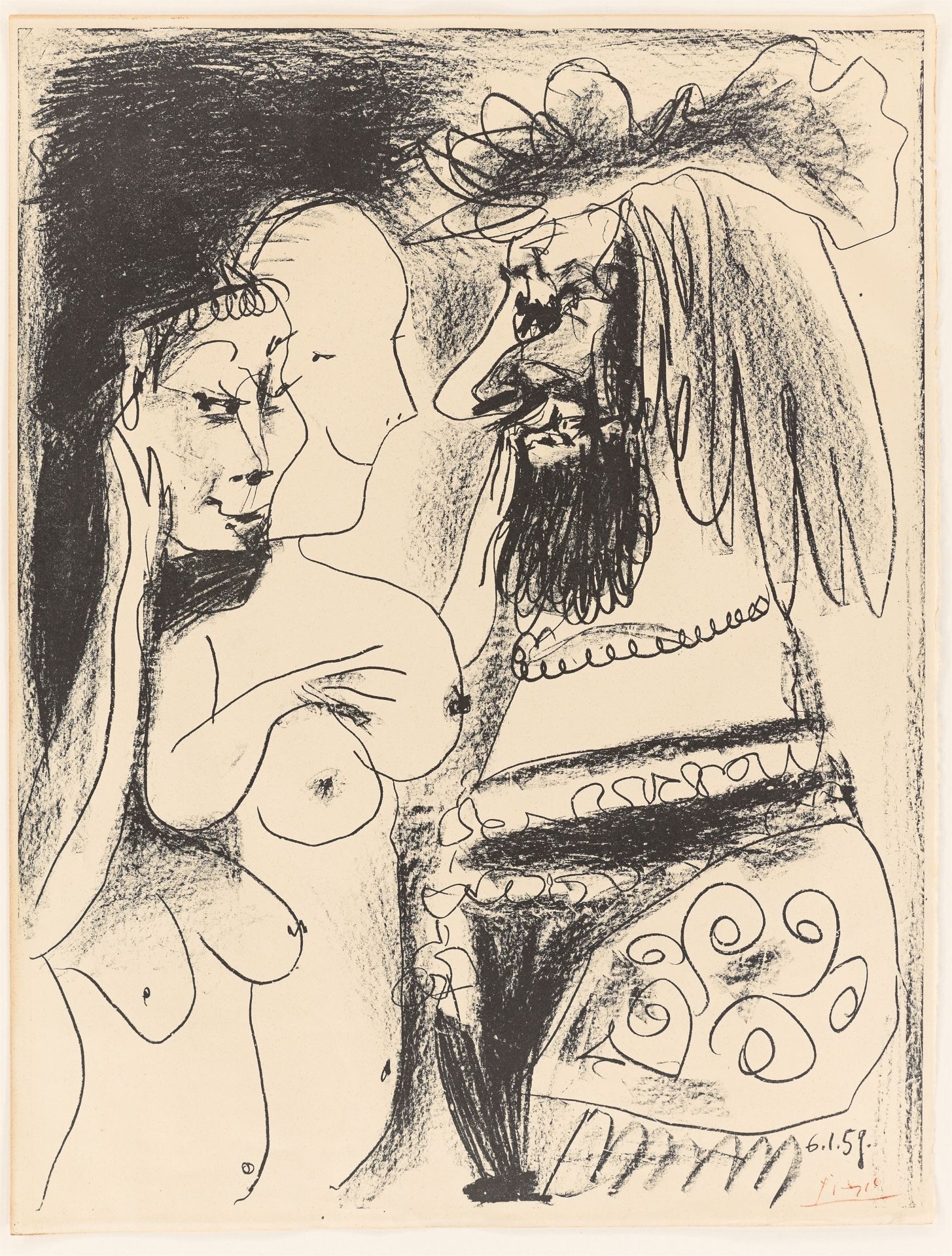 Pablo Picasso (Málaga 1881 – 1973 Mougins) - Bild 2 aus 3