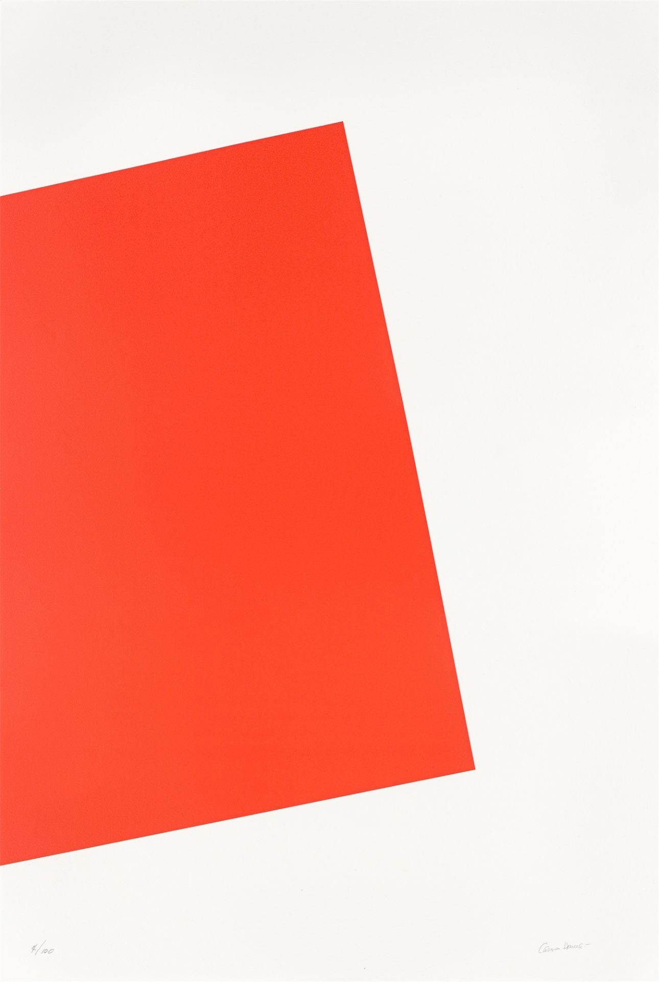 Carmen Herrera. Ohne Titel (NRW). 2017