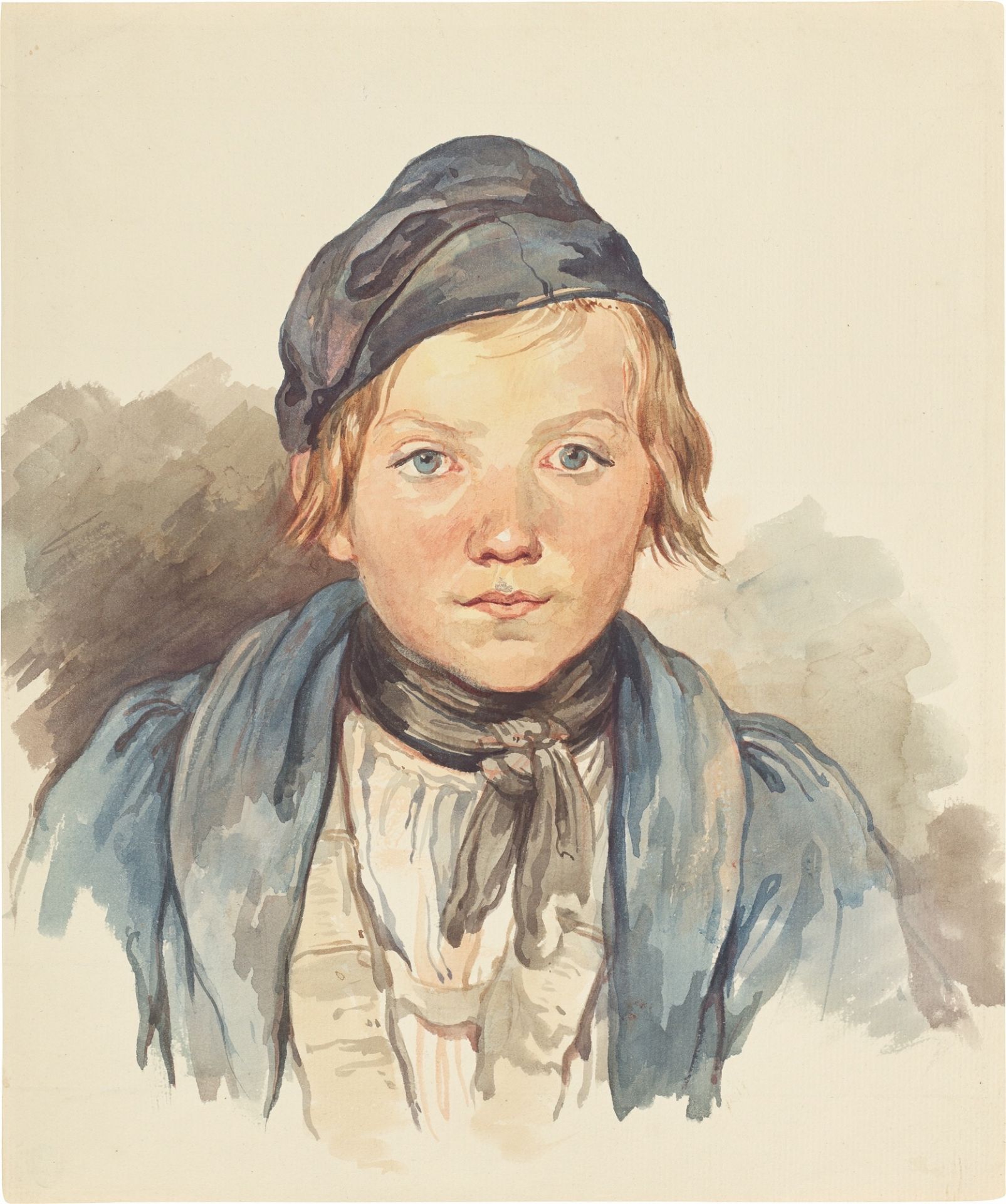 August Richter. Bildnis eines Jungen.